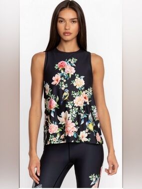 NWT Johnny Was Birdie High Neck Active Swing Tank